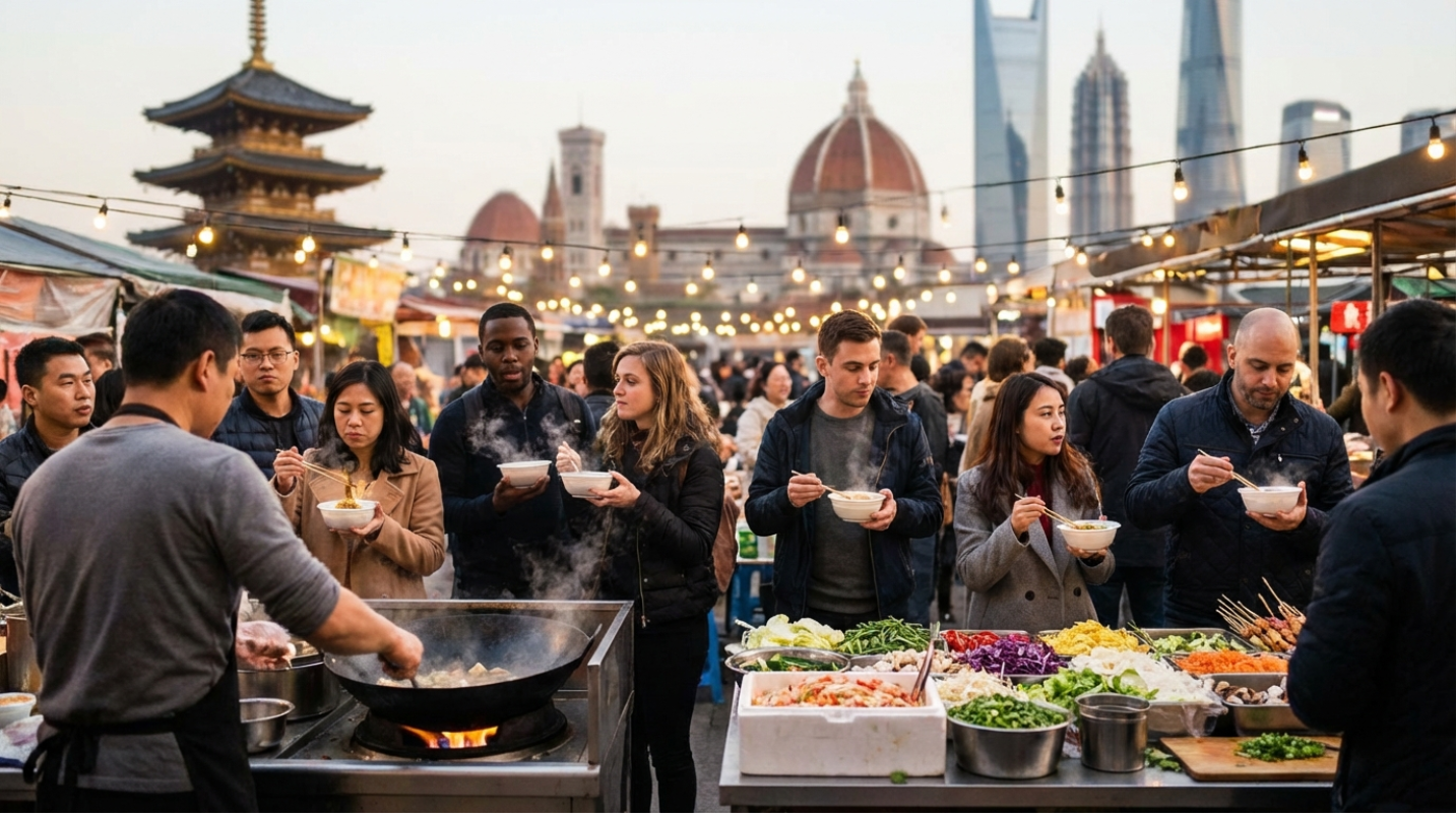 Cities Famous for Signature Street Foods