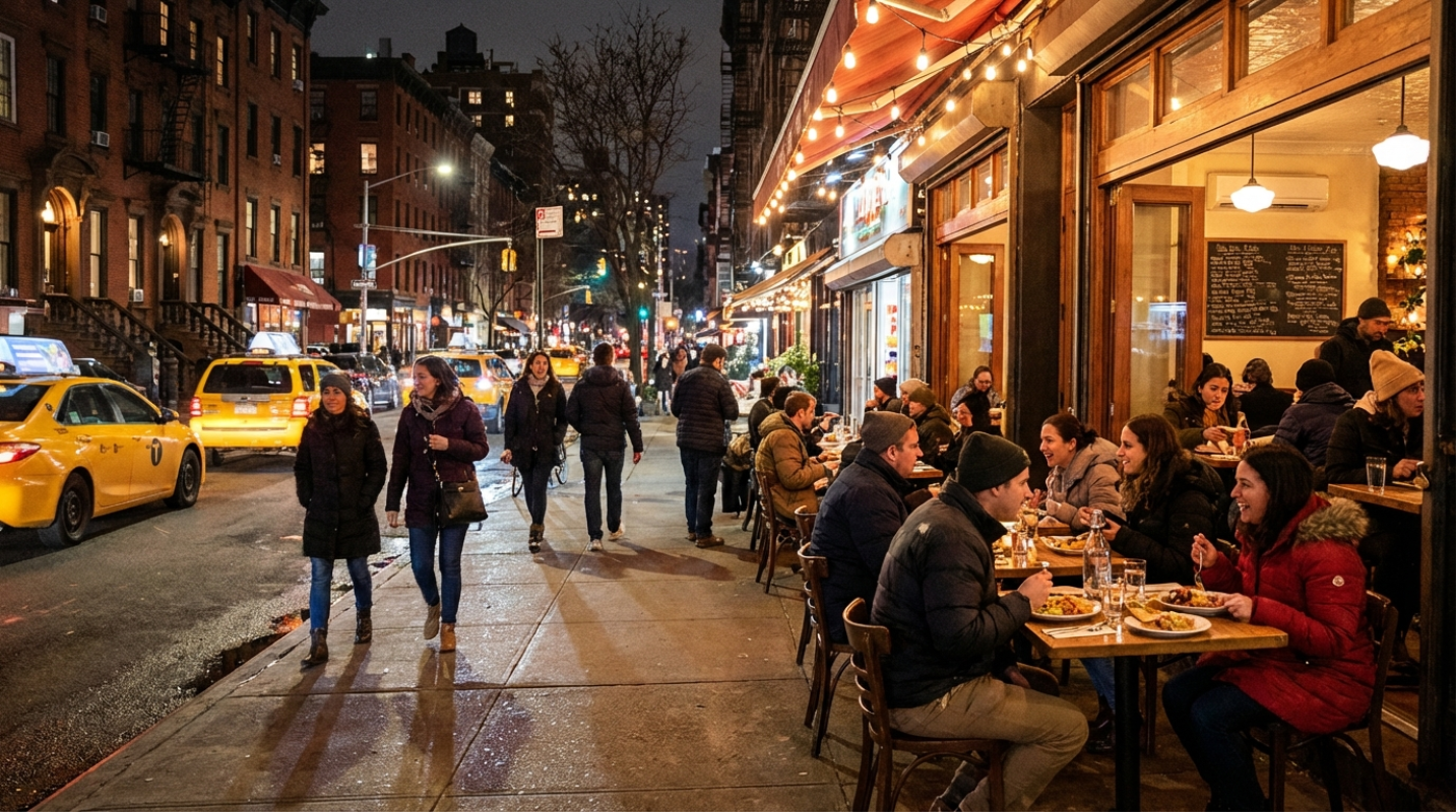 New York City Neighborhoods Known for Late-Night Dining