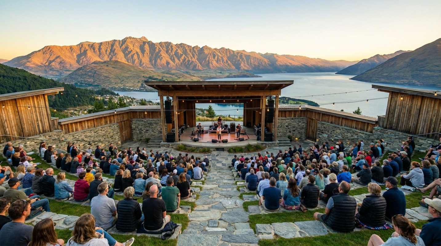 Outdoor Concert Amphitheaters With Scenic Backdrops