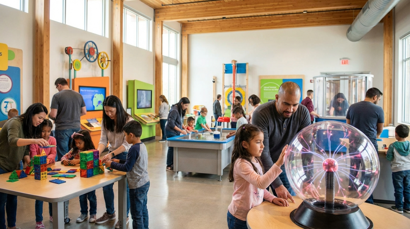 Interactive Science Centers Offering Hands-On Exhibits