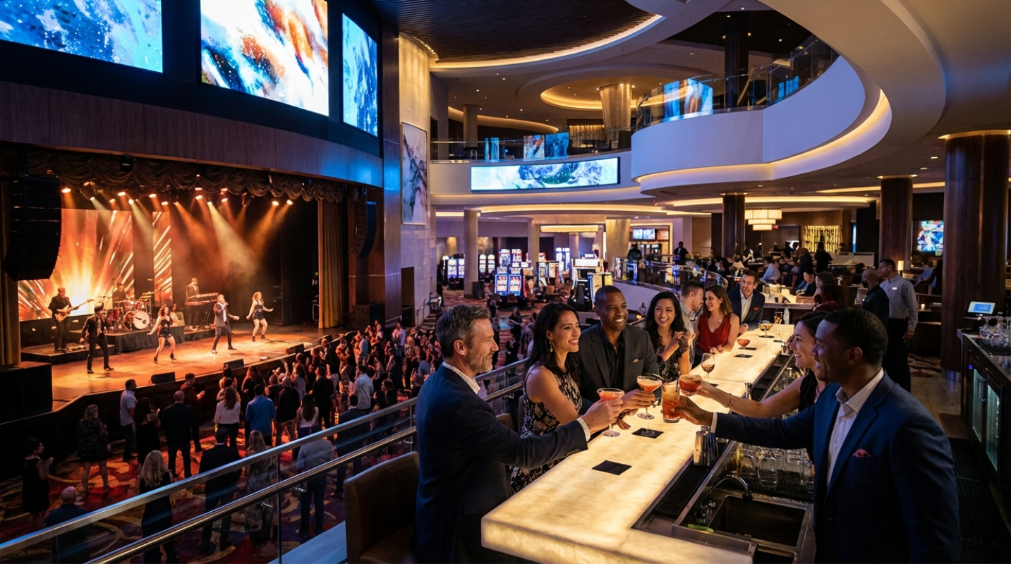 Major Casinos Functioning as Entertainment Hubs